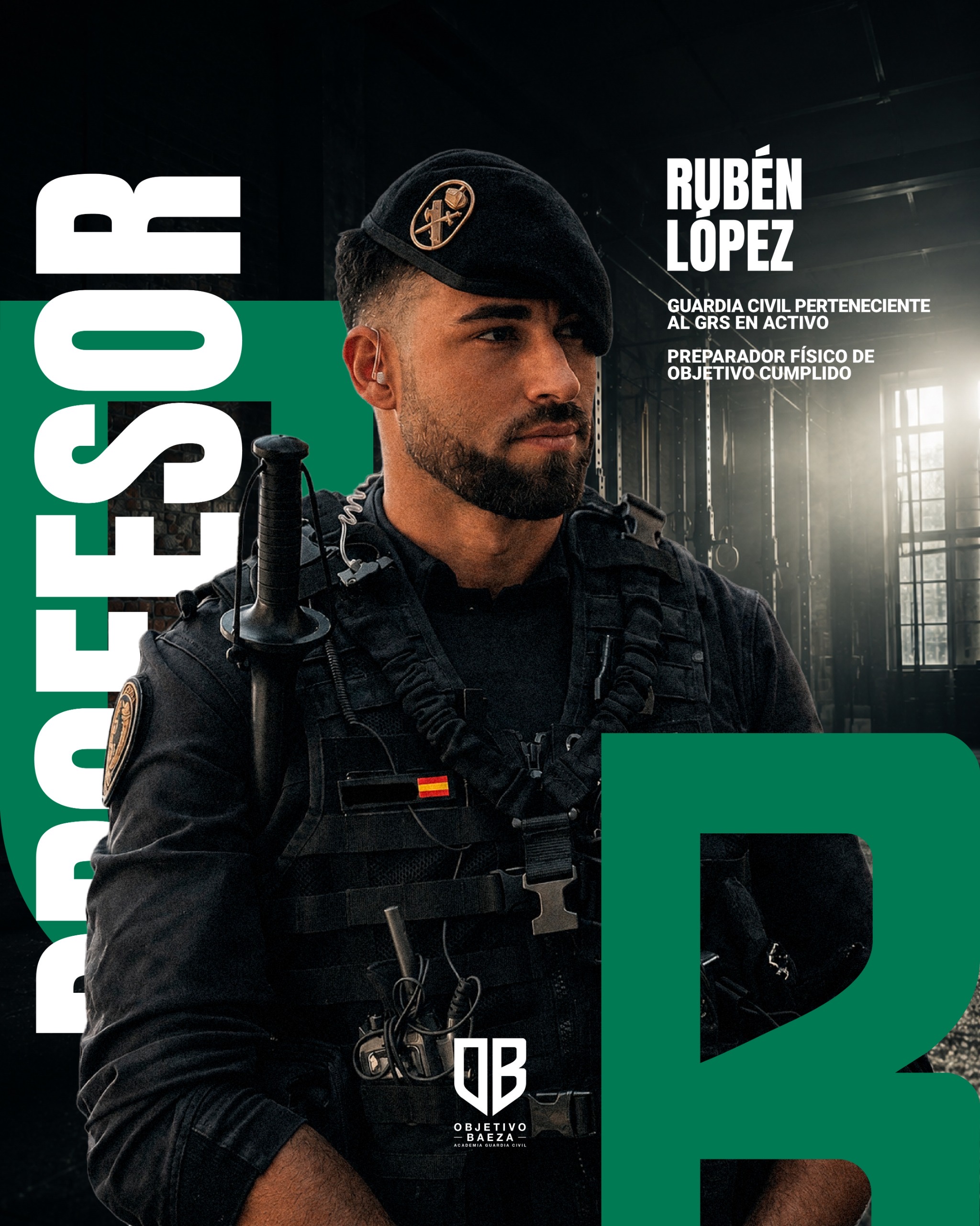 Rubén López, preparador físico de Objetivo Baeza